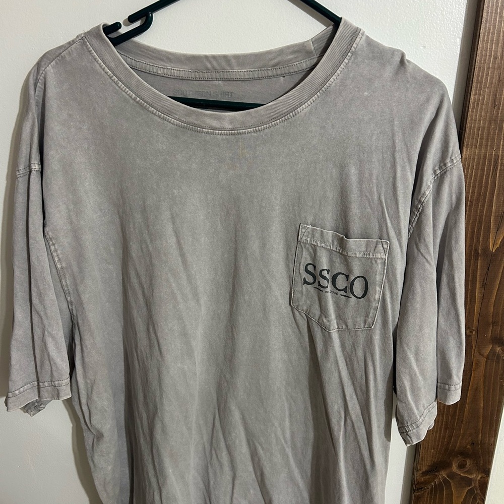 Gray Short Sleeve Men's Tee